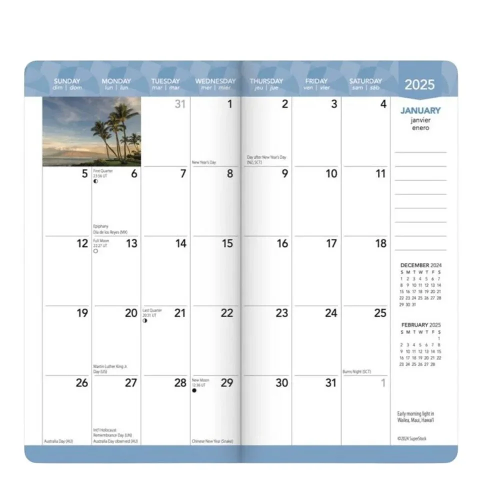 Troppical Islands 2025-2026 Pocket Planner